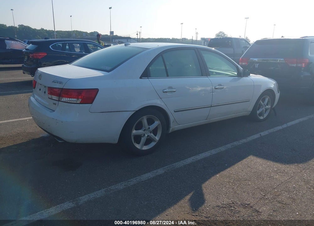 2008 HYUNDAI SONATA VIN: 5NPEU46F48H376129