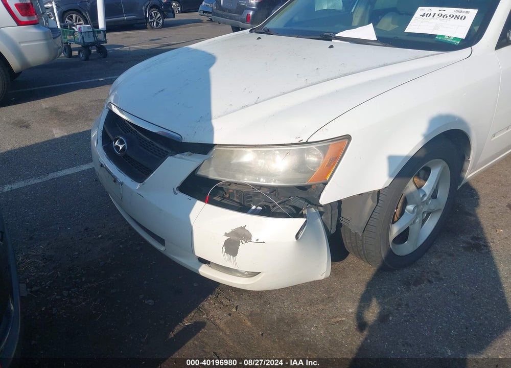 2008 HYUNDAI SONATA VIN: 5NPEU46F48H376129