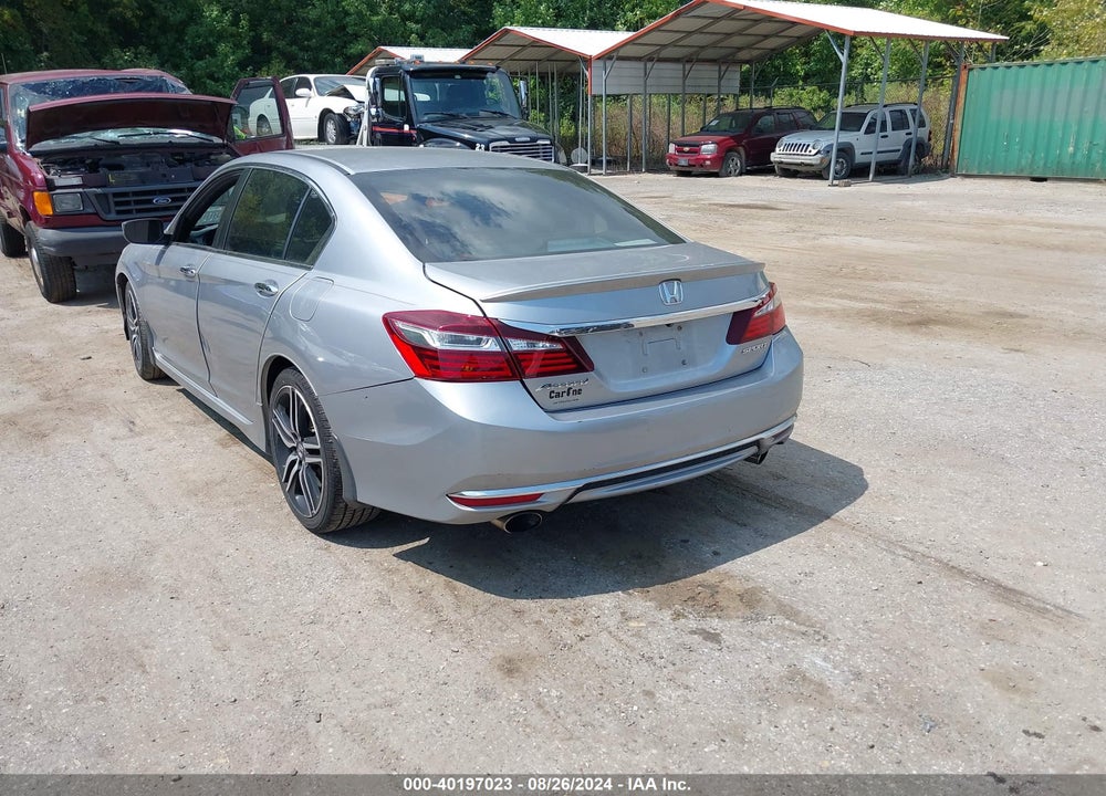 2017 HONDA ACCORD SPORT VIN: 1HGCR2F56HA080557