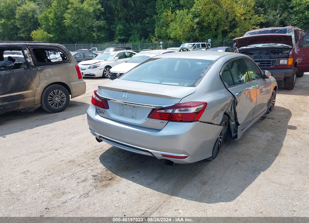 2017 HONDA ACCORD SPORT VIN: 1HGCR2F56HA080557