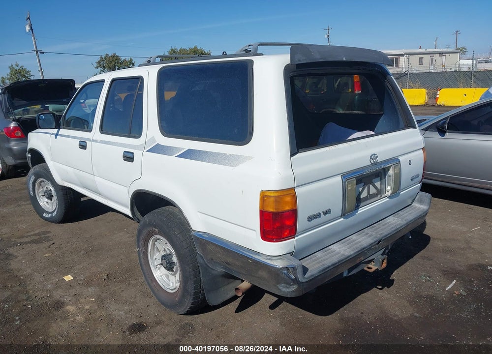 1993 TOYOTA 4RUNNER VN29 SR5 VIN: JT3VN29V4P0017383