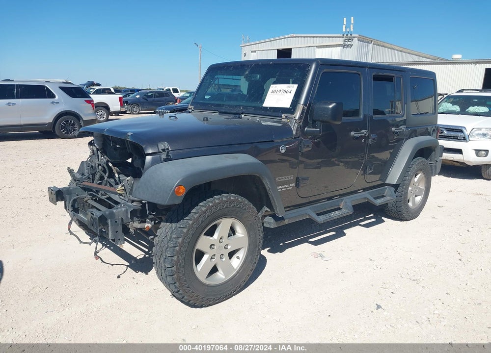 2017 JEEP WRANGLER UNLIMITED SPORT 4X4 VIN: 1C4BJWDG6HL632222