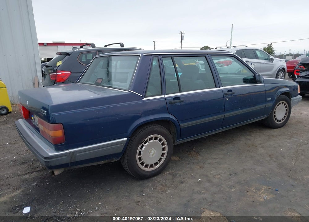 1990 VOLVO 740 GL VIN: YV1FA8840L2498264