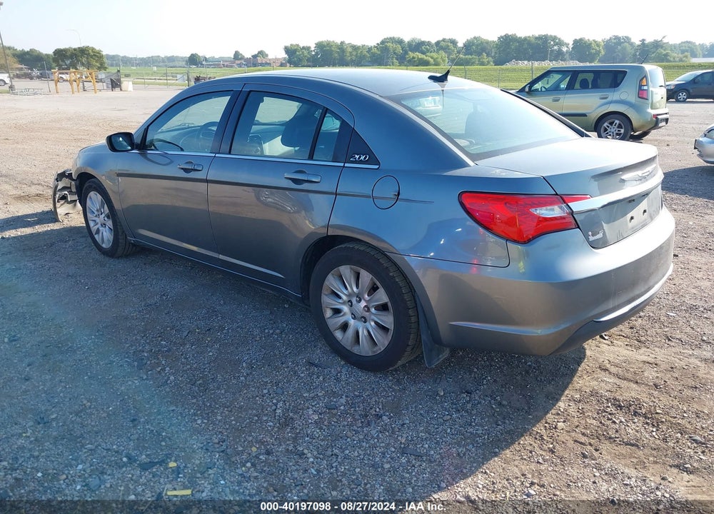 2013 CHRYSLER 200 LX VIN: 1C3CCBABXDN561318