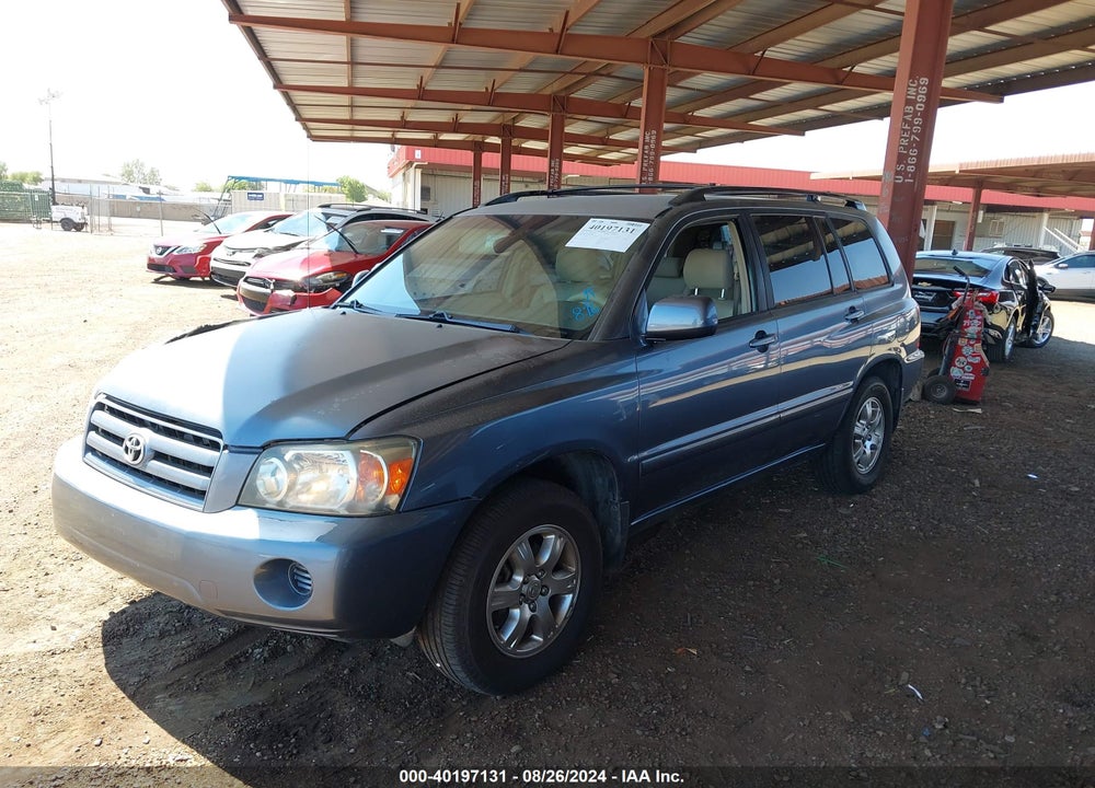 2006 TOYOTA HIGHLANDER V6 VIN: JTEDP21A160098895