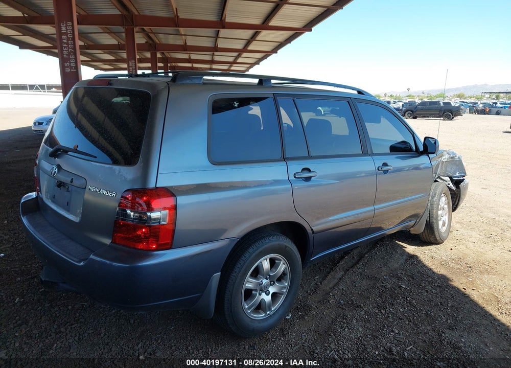 2006 TOYOTA HIGHLANDER V6 VIN: JTEDP21A160098895