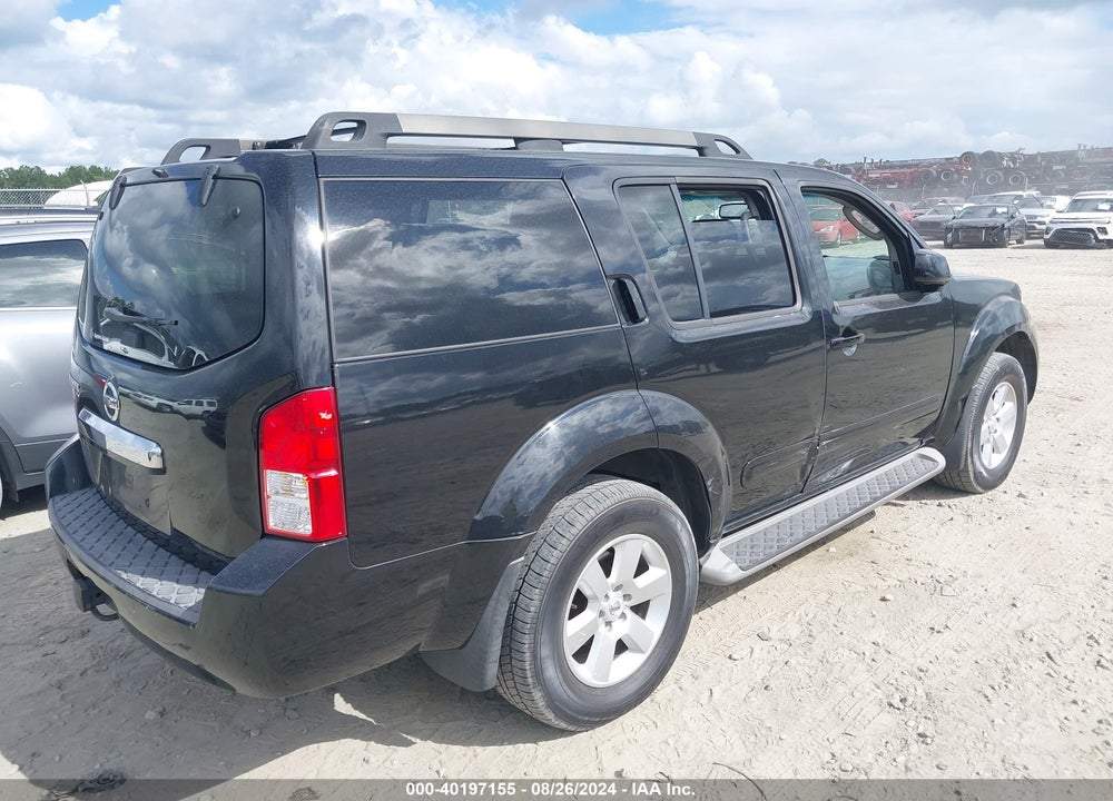 2012 NISSAN PATHFINDER SV VIN: 5N1AR1NN0CC609978