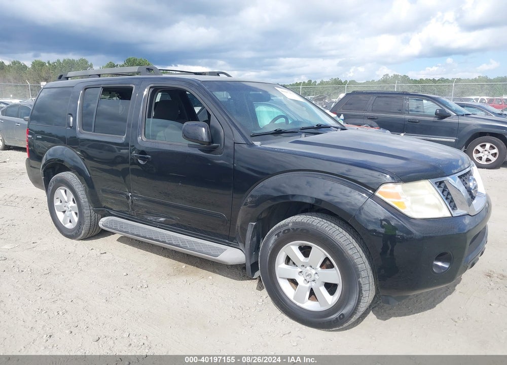 2012 NISSAN PATHFINDER SV VIN: 5N1AR1NN0CC609978
