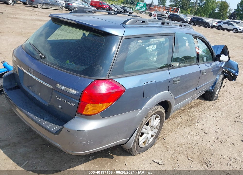 2005 SUBARU OUTBACK 2.5I VIN: 4S4BP61C456379133