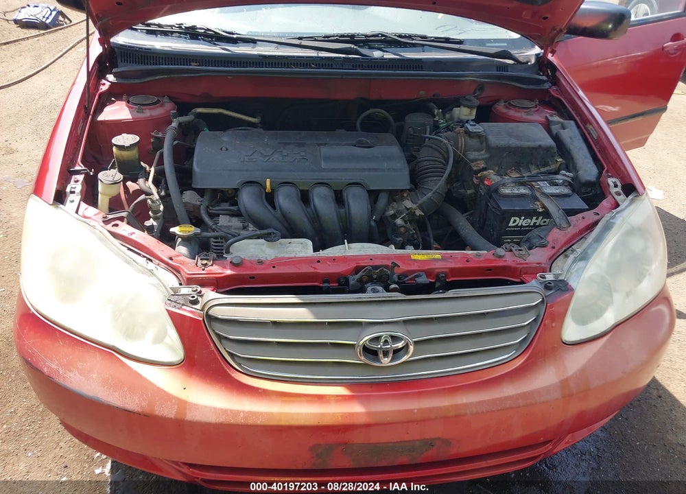 2004 TOYOTA COROLLA CE VIN: 2T1BR32E64C312344