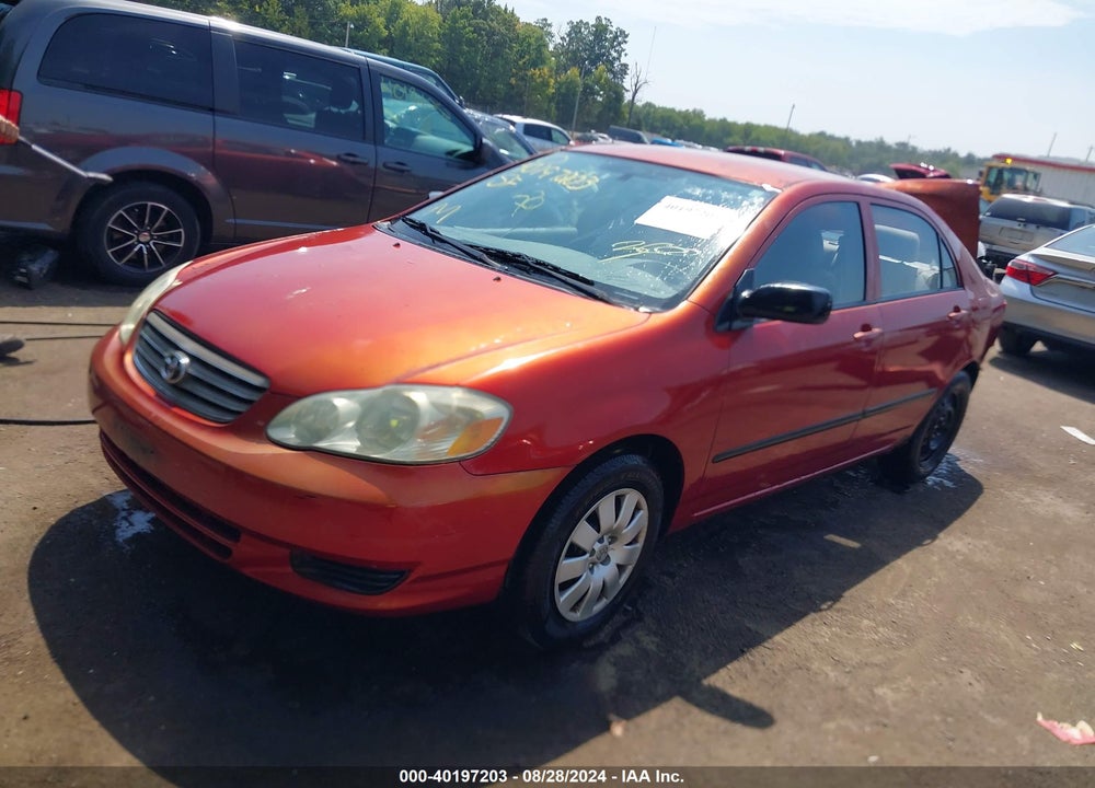 2004 TOYOTA COROLLA CE VIN: 2T1BR32E64C312344