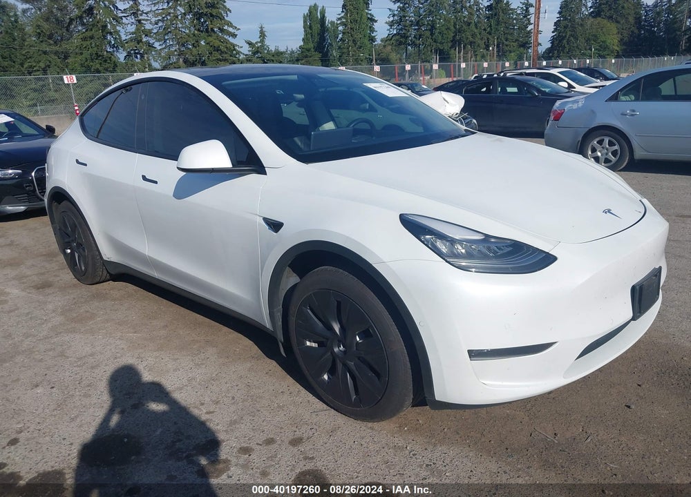 2021 TESLA MODEL Y STANDARD RANGE REAR-WHEEL DRIVE VIN: 5YJYGDED3MF132775