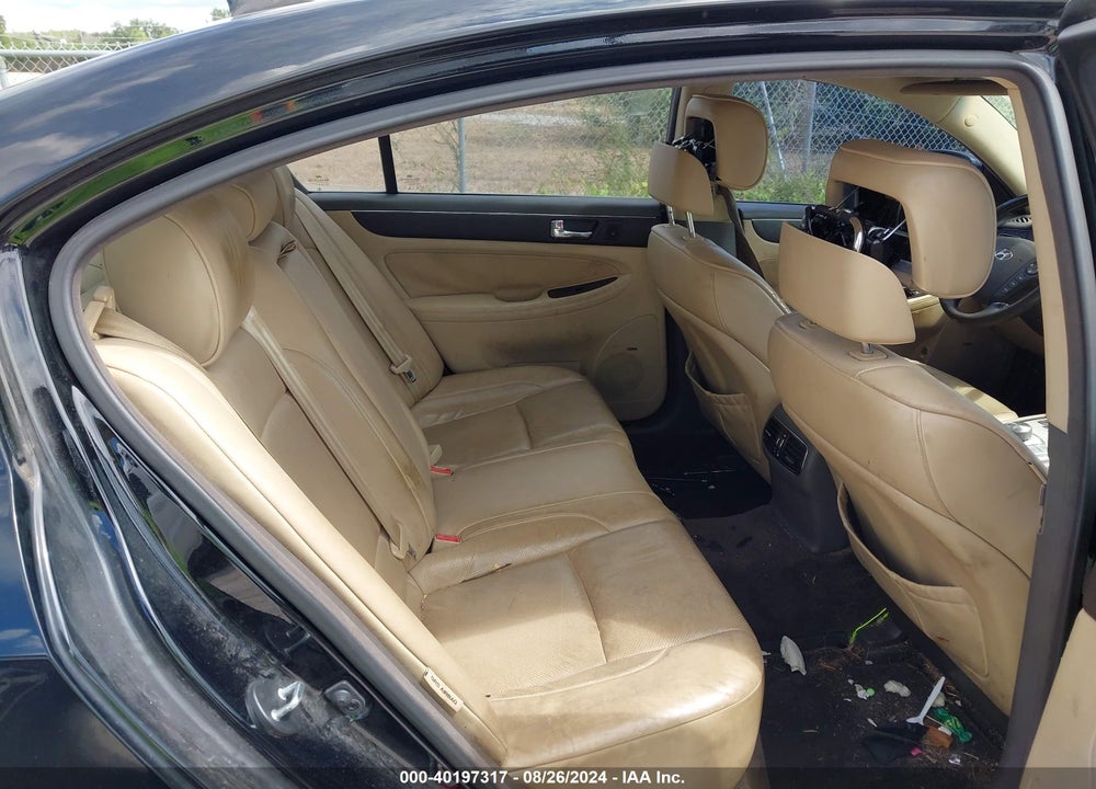 2009 HYUNDAI GENESIS 4.6 VIN: KMHGC46F09U059348