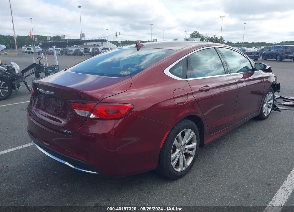 2016 CHRYSLER 200 LIMITED VIN: 1C3CCCAB2GN137318