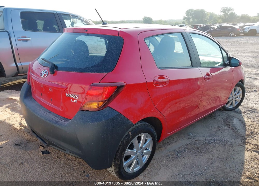 2015 TOYOTA YARIS LE VIN: VNKKTUD34FA031838