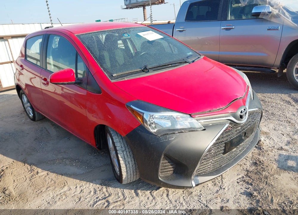 2015 TOYOTA YARIS LE VIN: VNKKTUD34FA031838