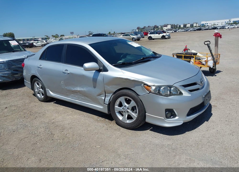 2013 TOYOTA COROLLA S VIN: 5YFBU4EE5DP163215