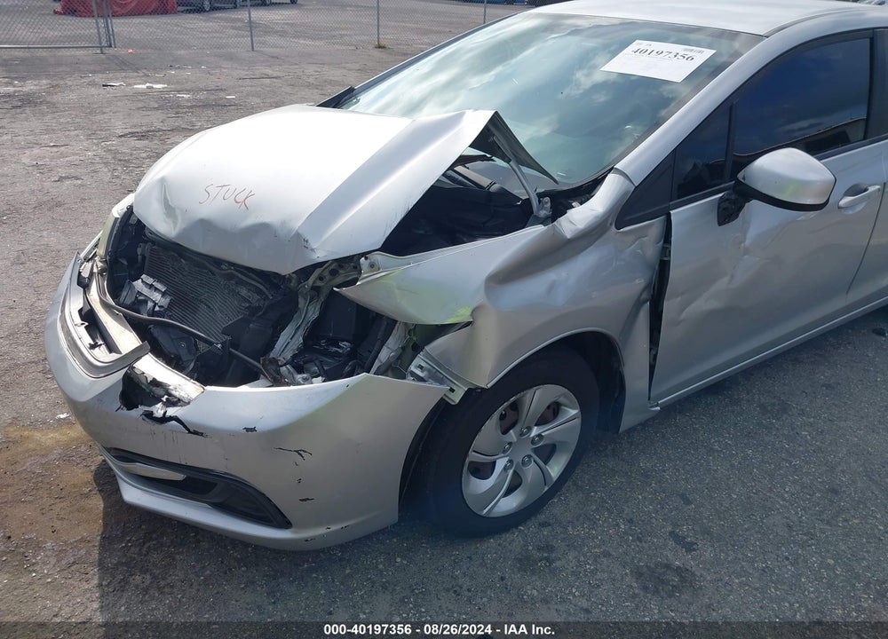 2013 HONDA CIVIC LX VIN: 19XFB2F50DE037730