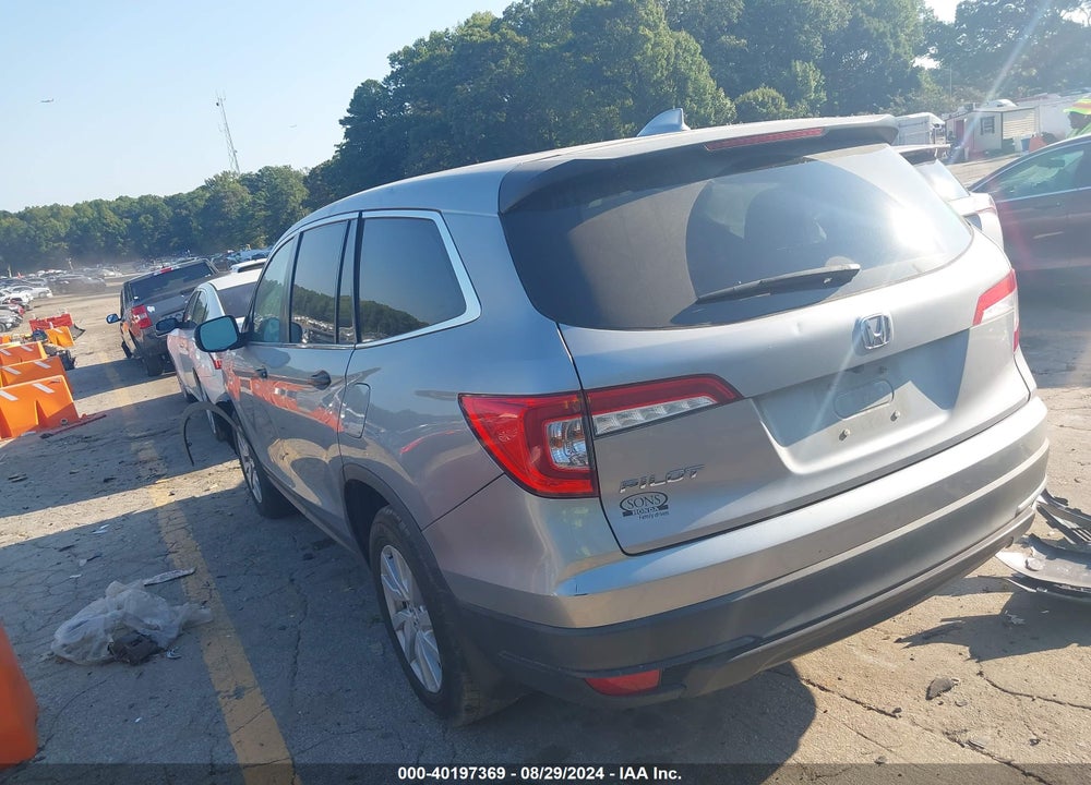 2020 HONDA PILOT 2WD LX VIN: 5FNYF5H15LB010458