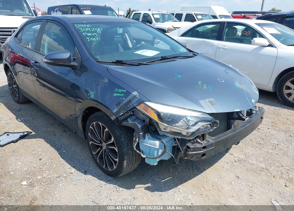2015 TOYOTA COROLLA S PLUS VIN: 2T1BURHE1FC451549