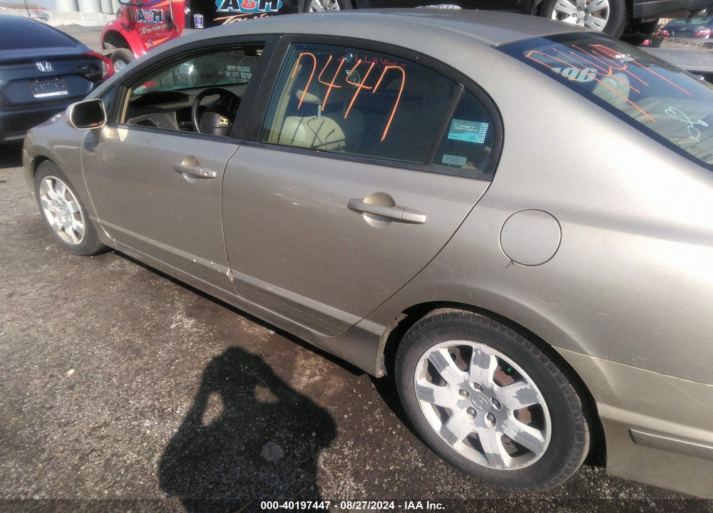 2008 HONDA CIVIC SDN LX VIN: 1HGFA165X8L091676