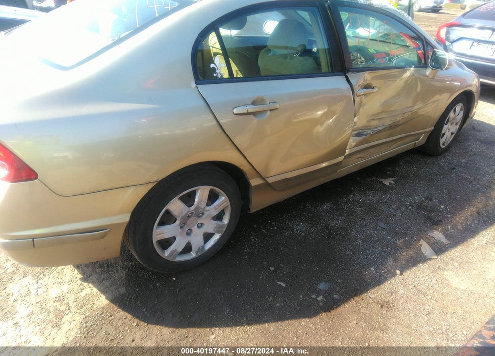 2008 HONDA CIVIC SDN LX VIN: 1HGFA165X8L091676
