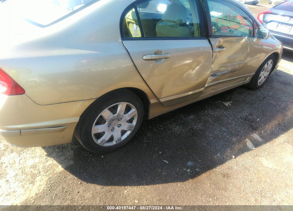 2008 HONDA CIVIC SDN LX VIN: 1HGFA165X8L091676