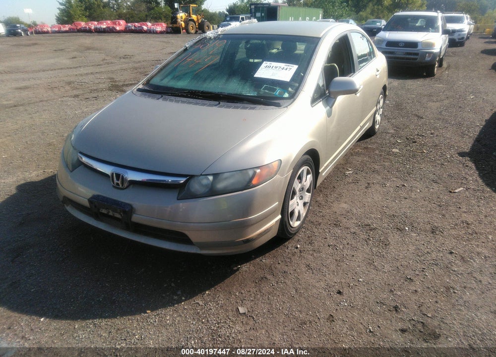 2008 HONDA CIVIC SDN LX VIN: 1HGFA165X8L091676