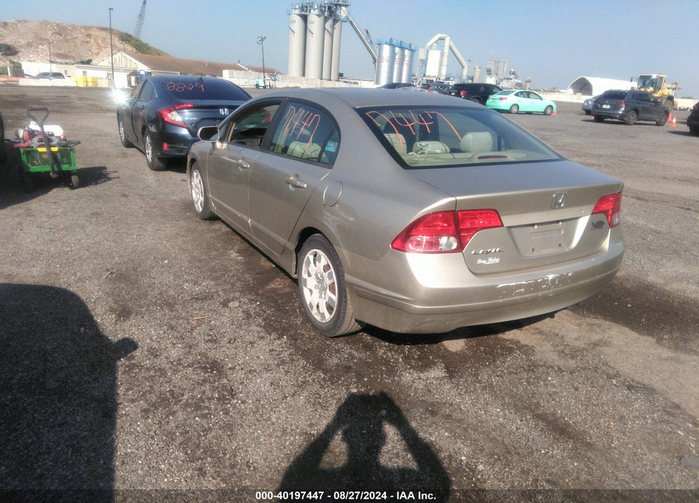 2008 HONDA CIVIC SDN LX VIN: 1HGFA165X8L091676