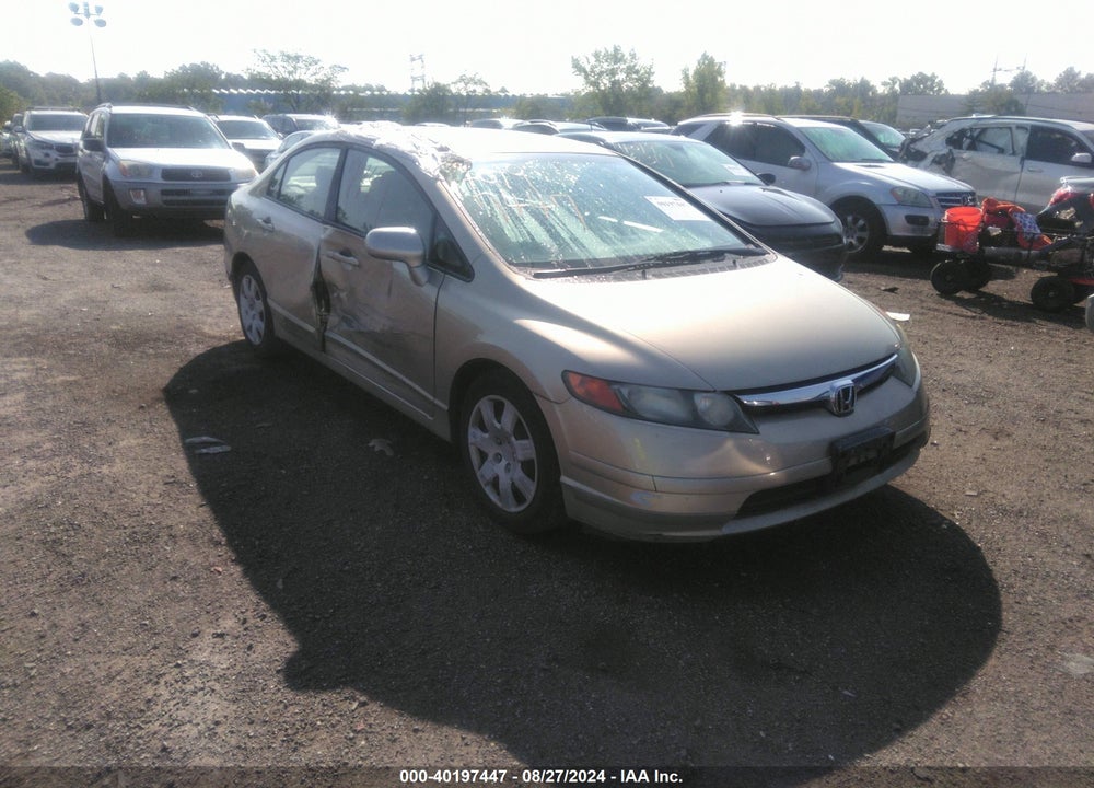 2008 HONDA CIVIC SDN LX VIN: 1HGFA165X8L091676