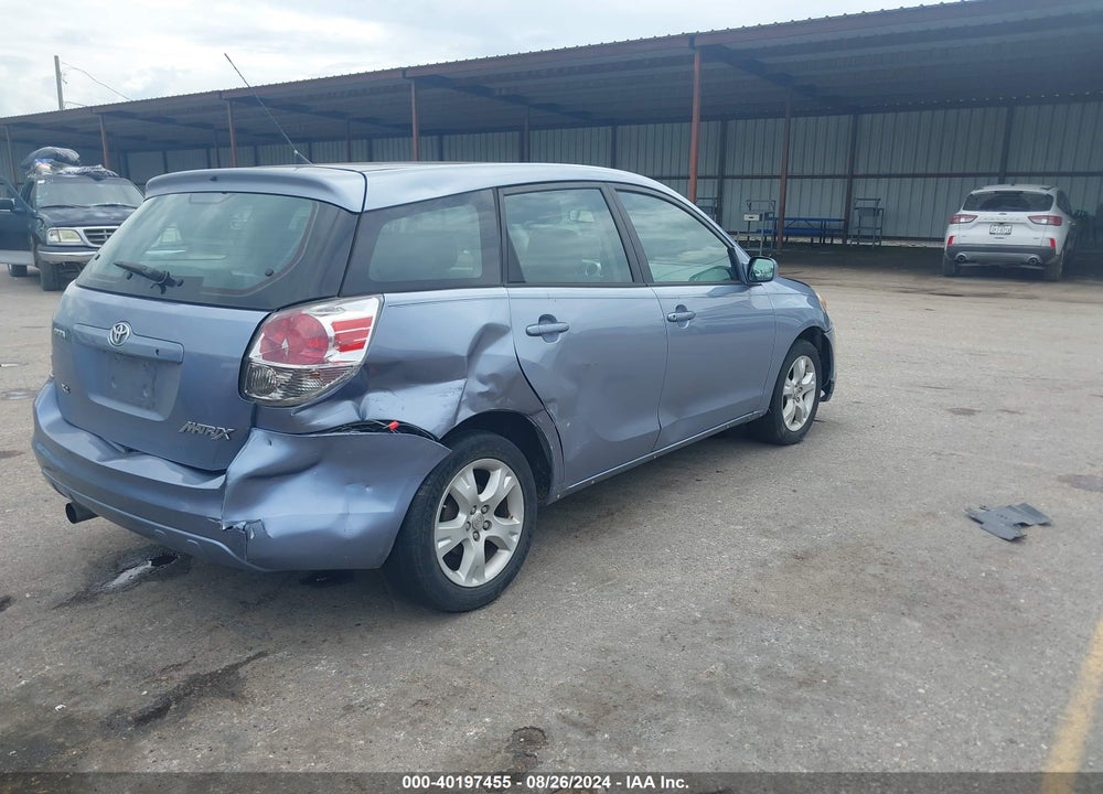 2008 TOYOTA MATRIX/XR VIN: 2T1KR32E88C716185