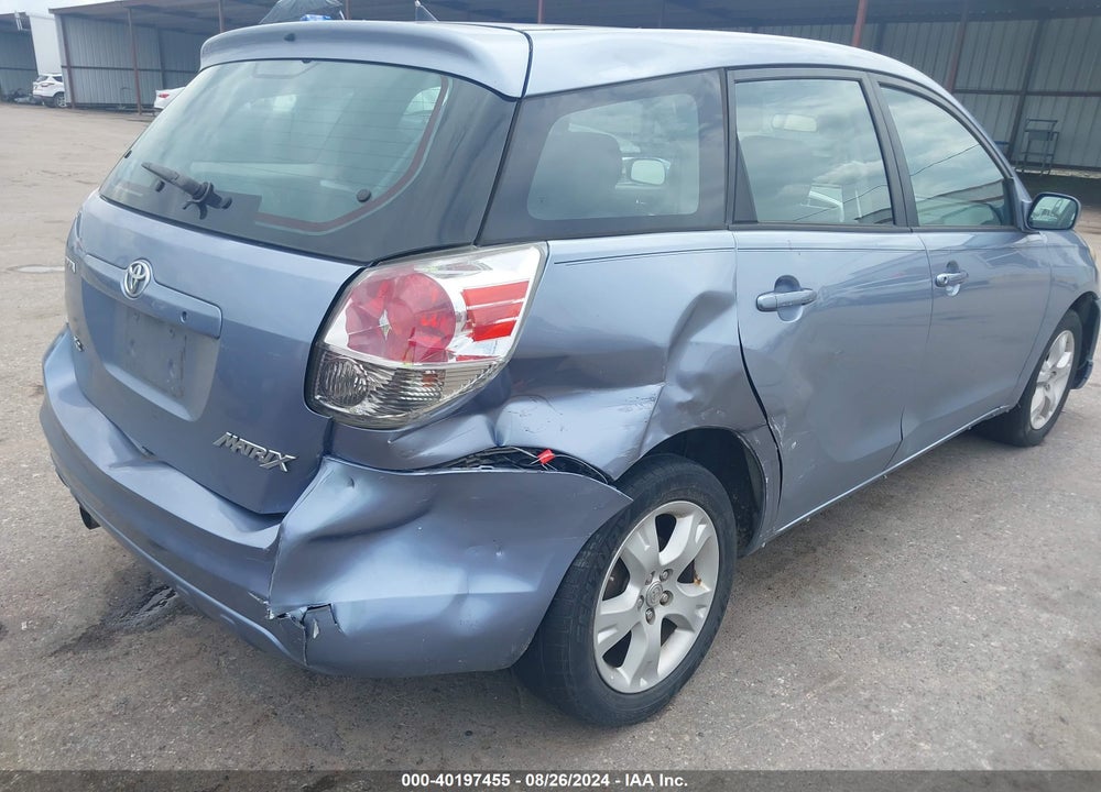 2008 TOYOTA MATRIX/XR VIN: 2T1KR32E88C716185