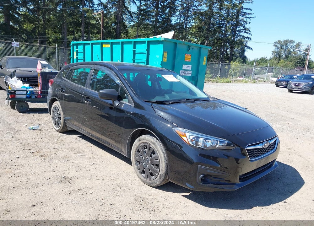 2019 SUBARU IMPREZA 2.0I VIN: 4S3GTAA66K3711962