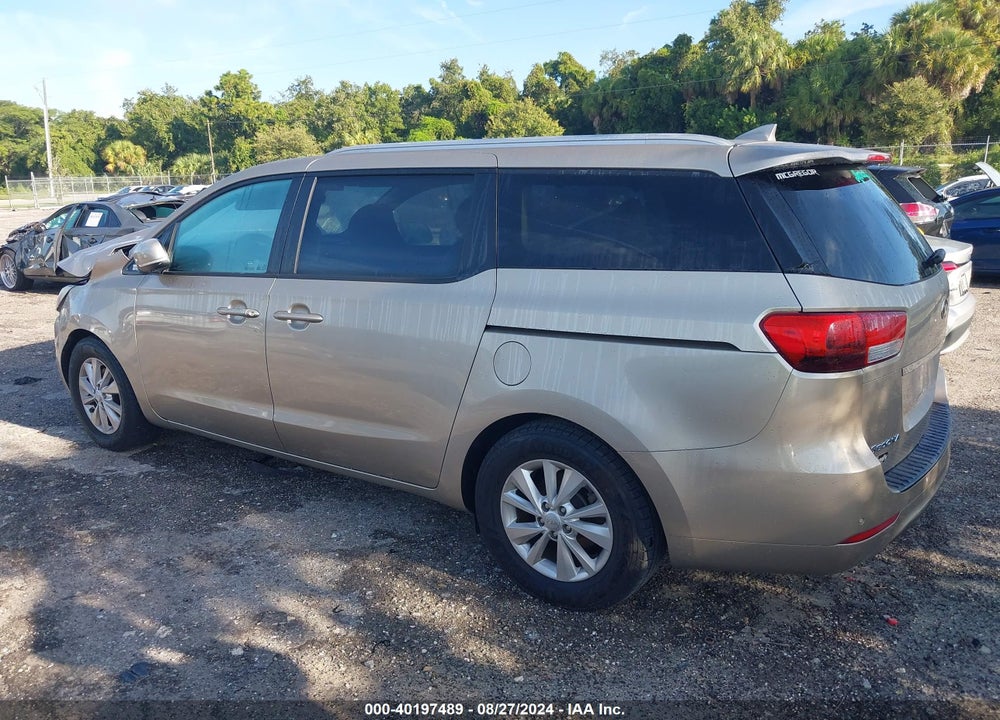 2016 KIA SEDONA VIN: KNDMB5C10G6086866