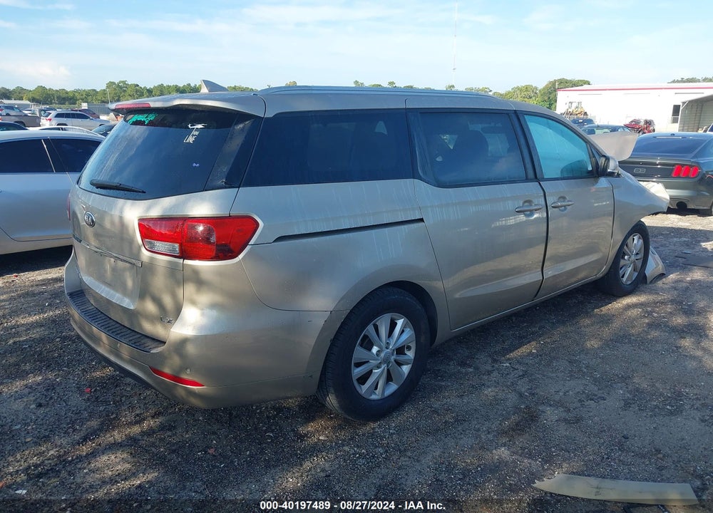 2016 KIA SEDONA VIN: KNDMB5C10G6086866