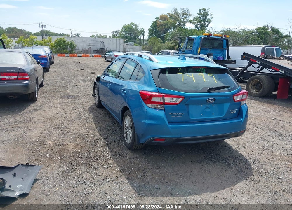 2017 SUBARU IMPREZA 2.0I PREMIUM VIN: 4S3GTAB65H3714374