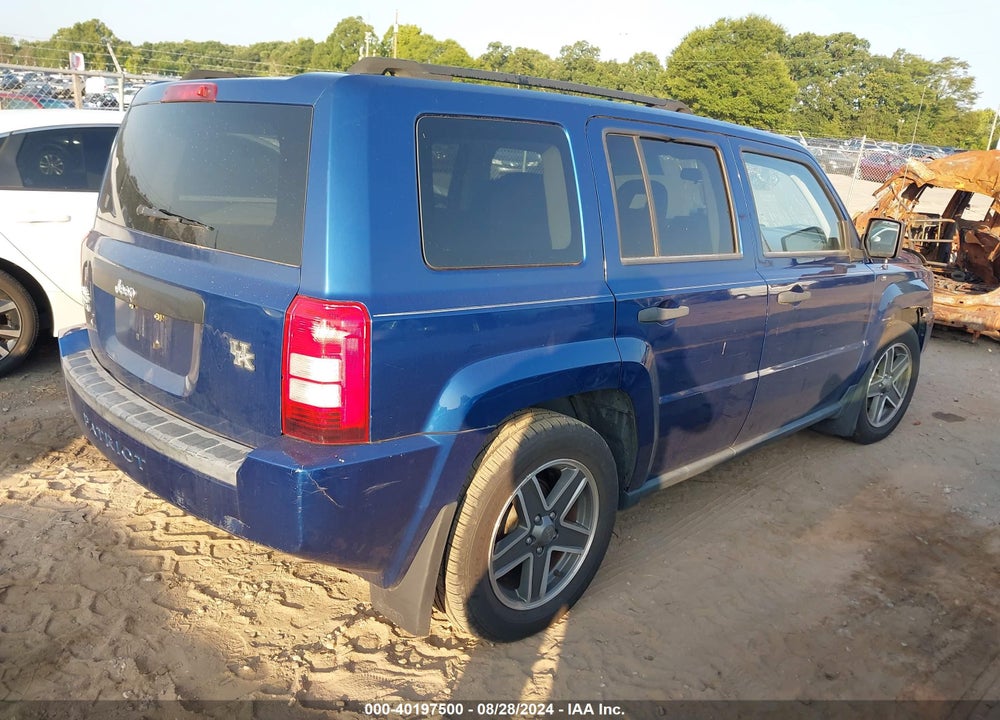 2009 JEEP PATRIOT SPORT VIN: 1J4FF28B99D193775