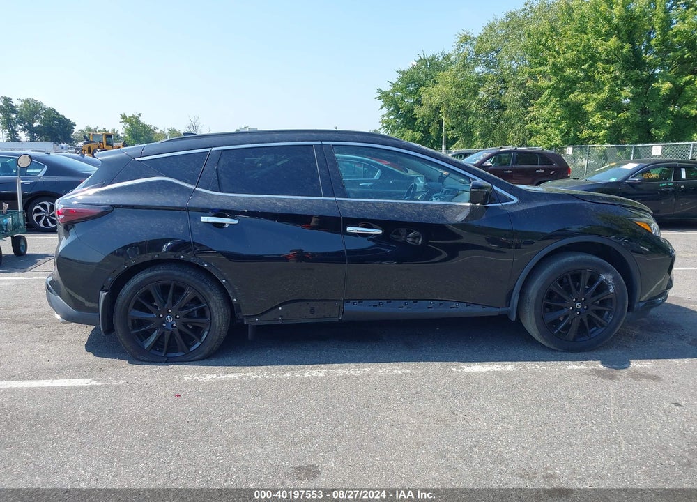 2022 NISSAN MURANO SV INTELLIGENT AWD VIN: 5N1AZ2BS6NC110850