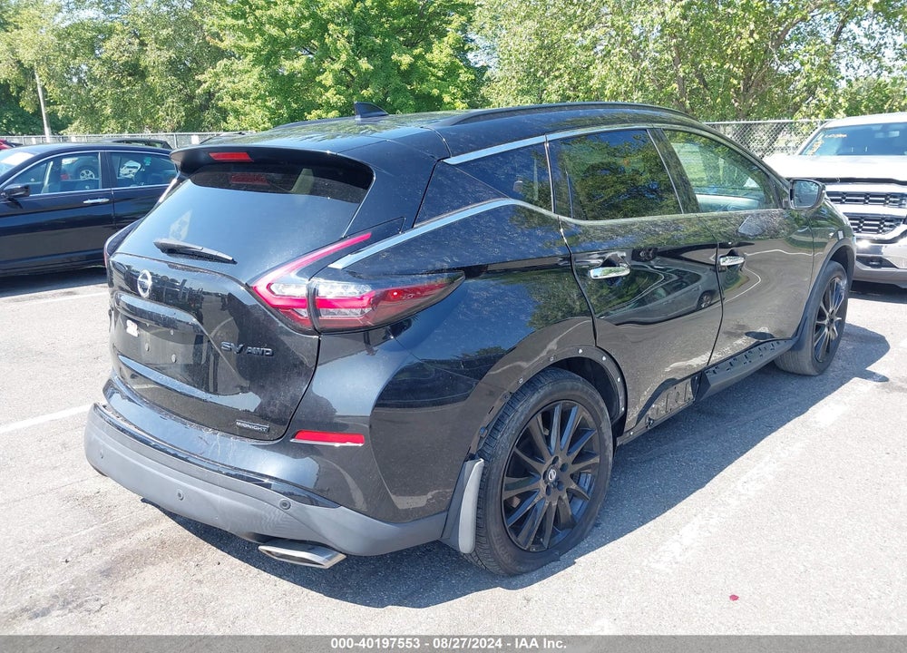 2022 NISSAN MURANO SV INTELLIGENT AWD VIN: 5N1AZ2BS6NC110850