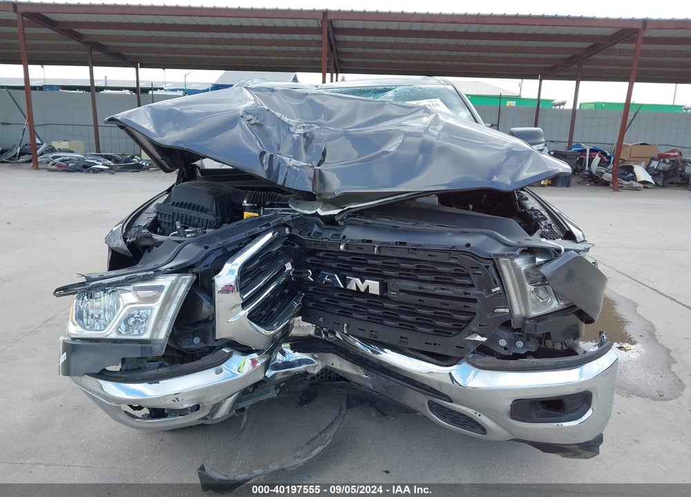 2022 RAM 1500 LONE STAR QUAD CAB 4X2 6'4 BOX VIN: 1C6RREBT4NN442489