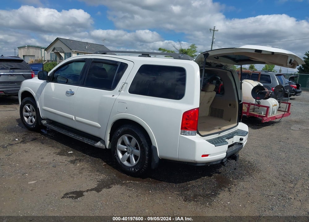 2011 NISSAN ARMADA SV VIN: 5N1BA0ND1BN622951