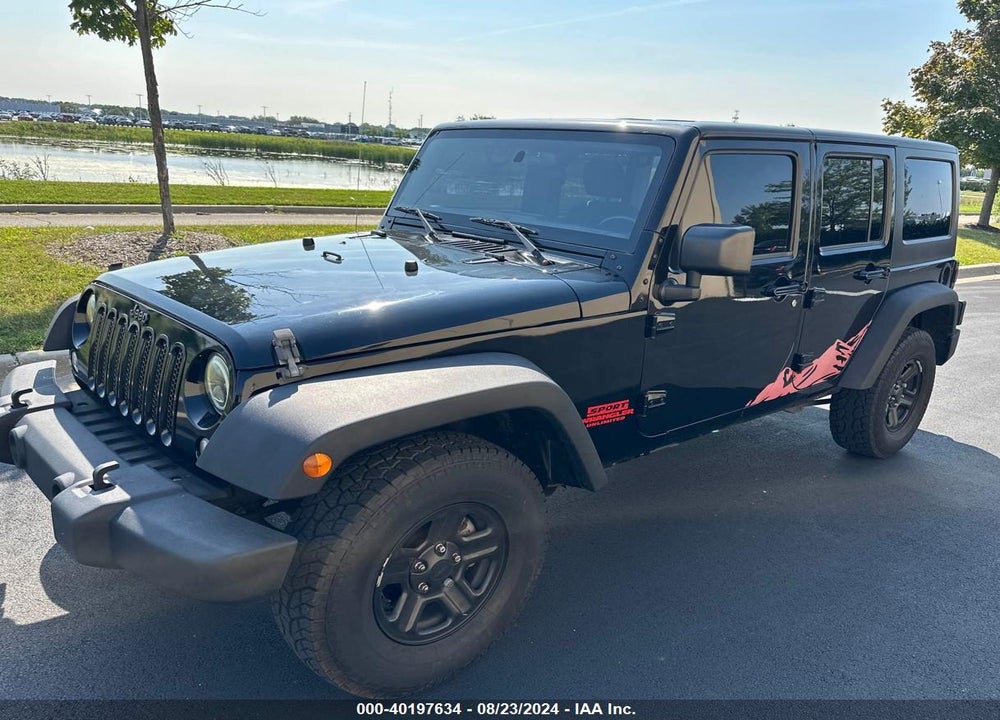 2017 JEEP WRANGLER UNLIMITED SPORT 4X4 VIN: 1C4BJWDG1HL590266