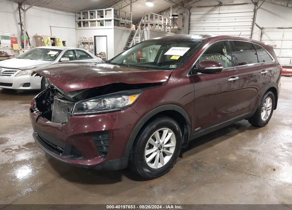 2019 KIA SORENTO 2.4L LX VIN: 5XYPGDA32KG439854