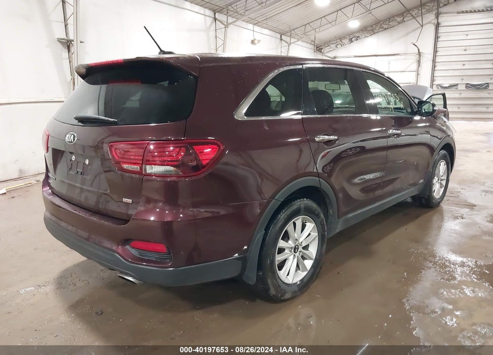 2019 KIA SORENTO 2.4L LX VIN: 5XYPGDA32KG439854