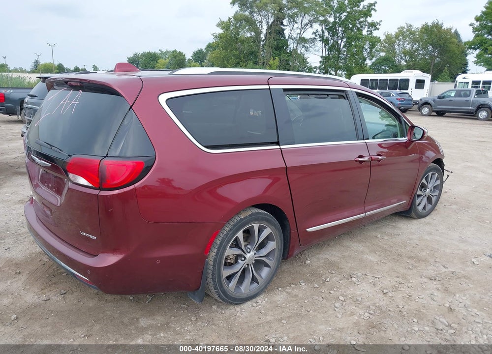 2018 CHRYSLER PACIFICA LIMITED VIN: 2C4RC1GG6JR103602