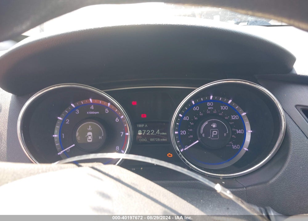 2014 HYUNDAI SONATA GLS VIN: 5NPEB4AC8EH842112