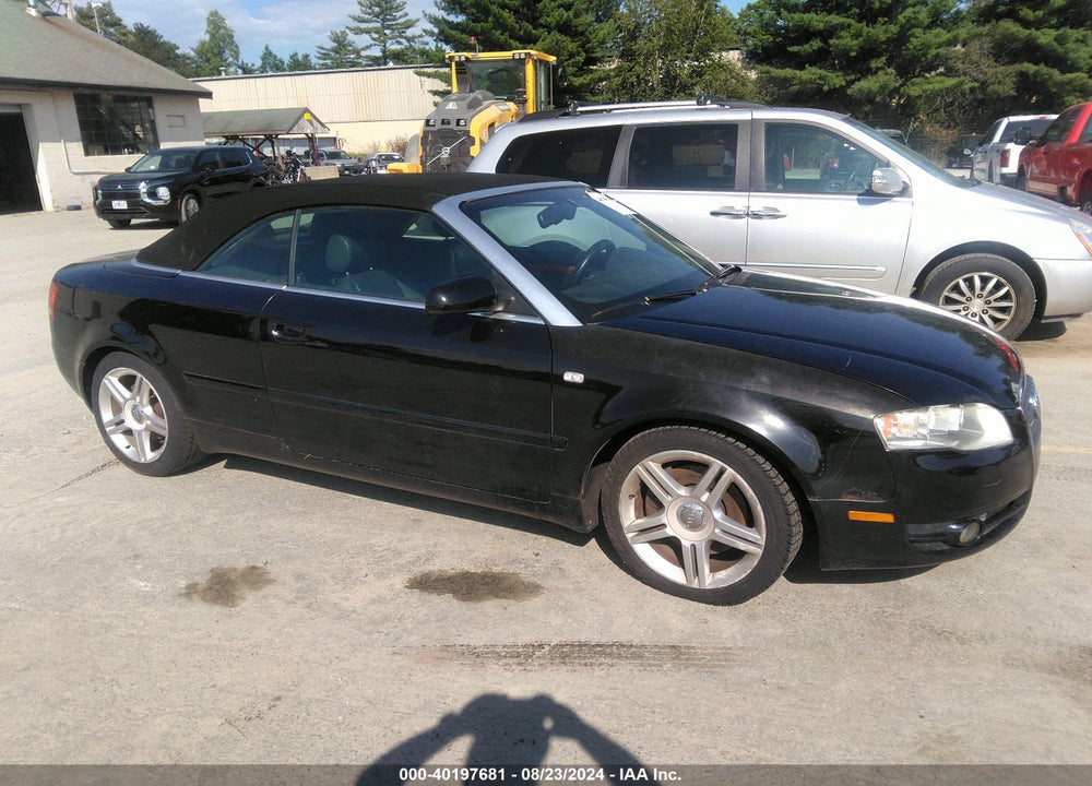 2007 AUDI A4 2.0T VIN: WAUDF48H97K026013