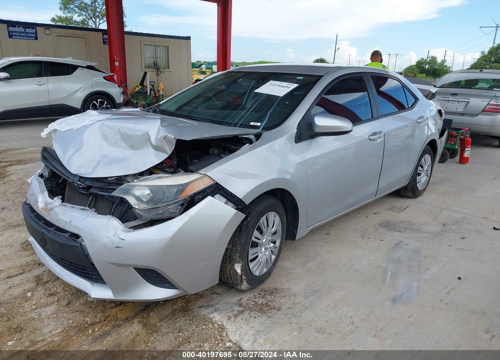 2014 TOYOTA COROLLA L VIN: 5YFBURHE6EP120206