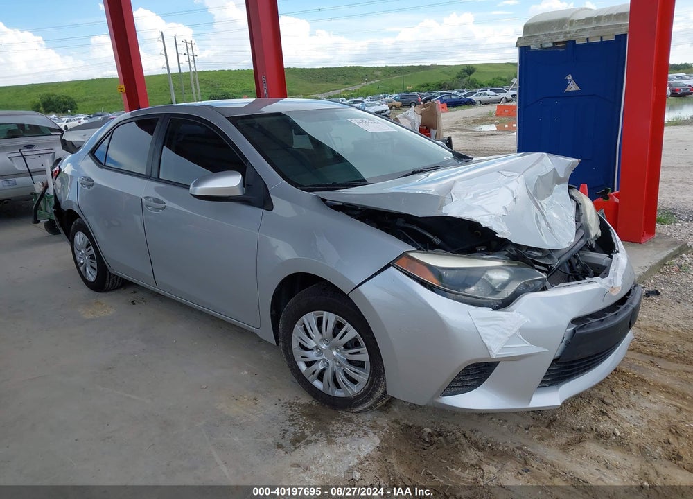 2014 TOYOTA COROLLA L VIN: 5YFBURHE6EP120206