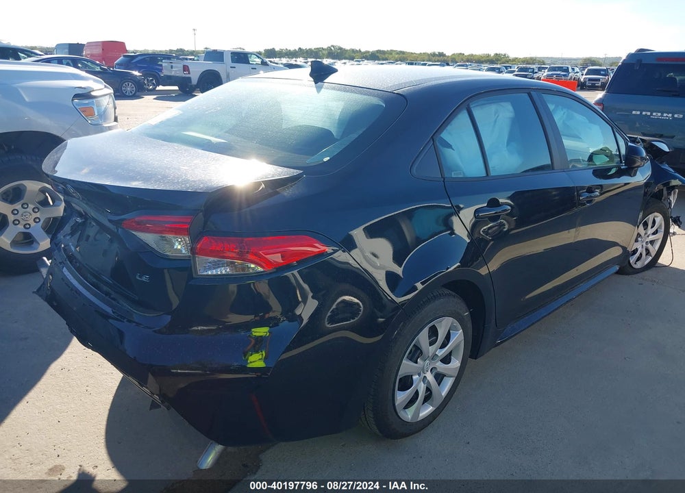 2024 TOYOTA COROLLA LE VIN: 5YFB4MDE1RP186418